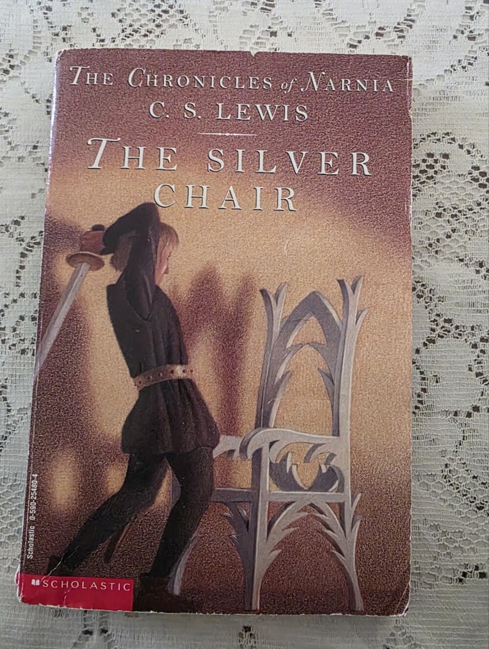 Chronicles of Narnia The Silver Chair #6 C.S. Lewis PB 1995 Scholastic Illus